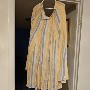New Directions Curvy Striped Dress